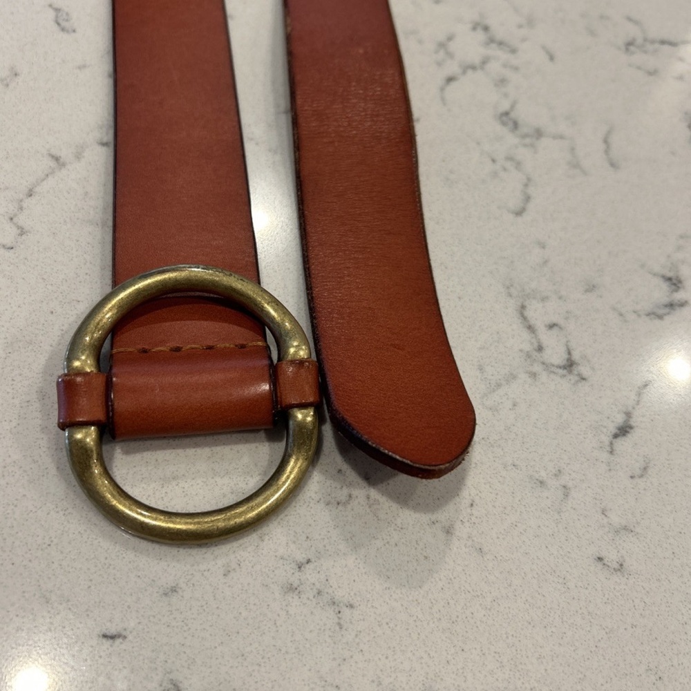 CAbi Tan Belt with Brass Buckle